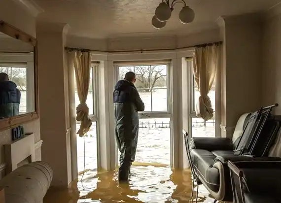 water damage restoration service Guin